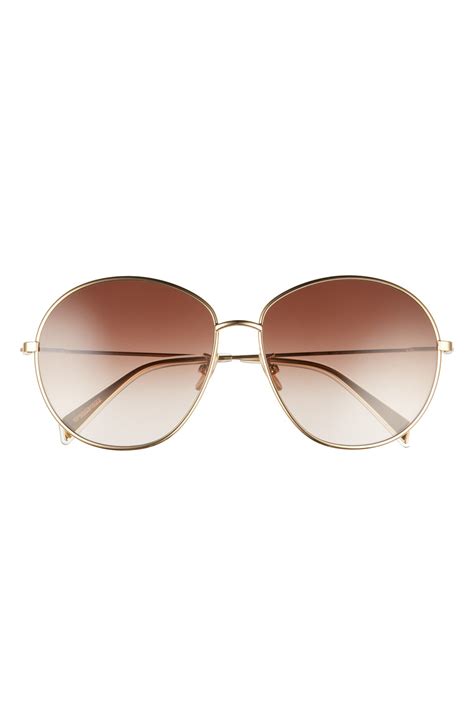 61mm gradient round sunglasses celine|Celine.